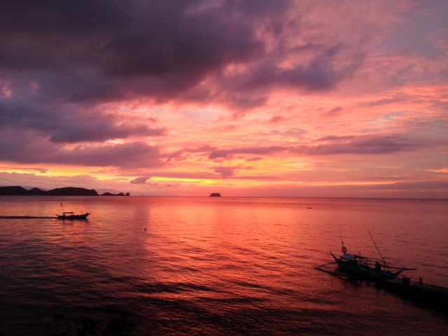 フィリピンの夕焼け