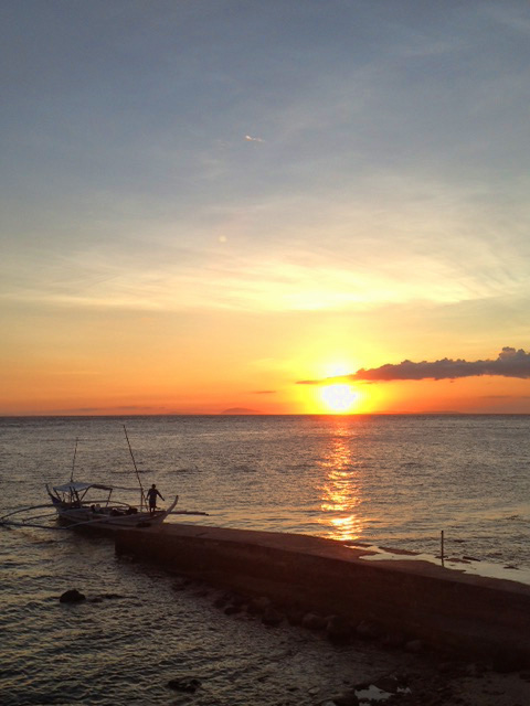 フィリピンの夕日